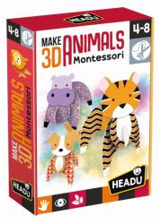 Headu Montessori Animale 3d (he24704) - bekid