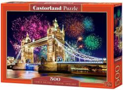 Castorland Puzzle Castorland din 500 de piese - Tower Bridge, Londra (B-52592)