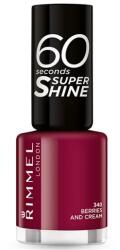 Rimmel 60 Seconds körömlakk nőknek 8 ml 340 Berries And Cream