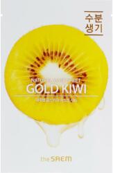 The Saem Mască din țesătură cu extract de kiwi pentru față - The Saem Natural Gold Kiwi Mask Sheet 21 ml