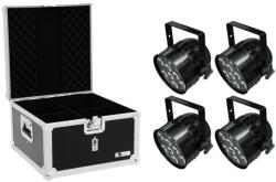 EUROLITE Set 4x LED PAR-56 HCL Short sw + EPS Case