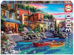 Educa Puzzle Sunset in Como Educa 3000 piese de la 11 ani (EDU19052) Puzzle