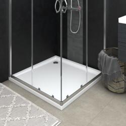 vidaXL Cădiță de duș pătrată din ABS, 90x90 cm (148904) - comfy