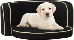 vidaXL Canapea de câini pliabilă, negru, 76x71x30 cm, in, cu pernă (171118) - comfy