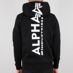 Alpha Industries Back Print Zip Hoody - black