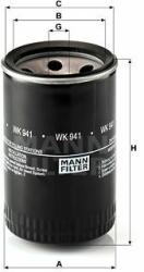 Mann-filter filtru combustibil MANN-FILTER WK 941 (10) (WK 941 (10)) - automobilus