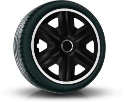 NRM Capace pentru KIA 16", FAST LUX ALB-NEGRU 4KS