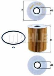 MAHLE Filtru ulei MAHLE OX 254D1 (OX 254D1) - automobilus