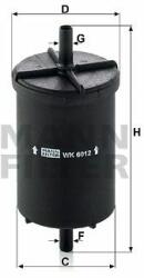 Mann-filter filtru combustibil MANN-FILTER WK 6012 (WK 6012) - automobilus