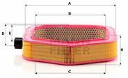 Mann-filter Filtru aer MANN-FILTER C 40 193 (C 40 193) - automobilus