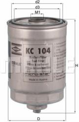 MAHLE filtru combustibil MAHLE KC 104