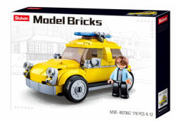 Sluban Model Bricks - Volskwagen bogár építőjáték készlet (M38-B0706C)