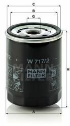 Mann-filter Filtru ulei MANN-FILTER W 717/2 (W 717/2) - automobilus