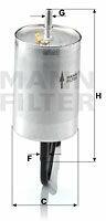 Mann-filter filtru combustibil MANN-FILTER WK 832/1 (WK 832/1) - automobilus