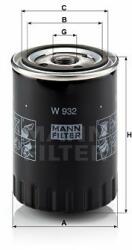 Mann-filter Filtru ulei MANN-FILTER W 932 (W 932) - automobilus