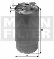 Mann-filter filtru combustibil MANN-FILTER WK 10 046 z (WK 10 046 z) - automobilus