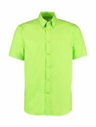 Kustom Kit Férfi rövid ujjú Ing Kustom Kit Classic Fit Workforce Shirt 2XL, Lime zöld