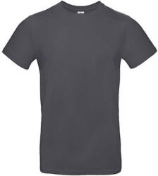 B and C Férfi rövid ujjú póló B&C #E190 T-Shirt -XL, Sötétszürke