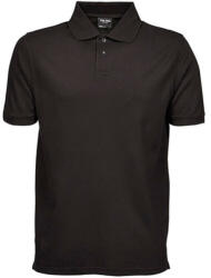 Tee Jays Férfi galléros póló rövid ujjú Tee Jays Heavy Polo Piqué - 2XL, Fekete