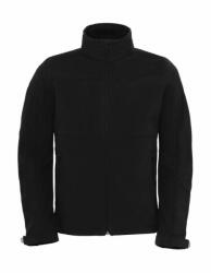 B&C Collection Férfi kapucnis kabát B and C Hooded Softshell/men S, Fekete