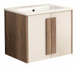 Inter Ceramic Конзолен PVC шкаф ICP 6451, Inter Ceramic, с умивалник, 60x45x50см (6451)