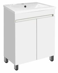 Inter Ceramic Долен шкаф за баня ICP 5081, Inter Ceramic, PVC, бял, с умивалник, 50x39x81см (5081)