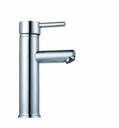 Inter Ceramic Стоящ смесител за умивалник " КРИСТИ " icf 1258290c, месинг, хром, 18.4см (1258290)