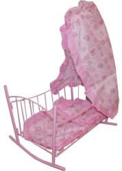  Baldachinos babaágy - rózsaszín - 9349 -