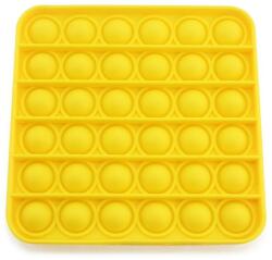 Mappy Pop it Szilikon szenzoros játék - Négyzet alakú, Sárga