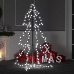 vidaXL Brad Crăciun conic, 160 LED-uri, 78x120 cm, interior & exterior (328564)