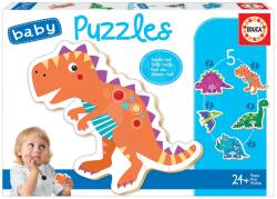 Educa Puzzle pentru cei mici Baby 5 Educa Dinosaurus de la 12 luni (EDU18873)