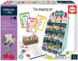 Educa Joc educativ pentru cei mici The Shopping List Educa Învățăm să facem cumpărături într-un magazin cu imagini 148 piese de la 5 ani (EDU18843)