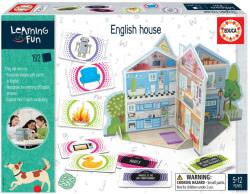 Educa Joc educativ pentru cei mici English House Educa Învățăm echipamentul unei case de familie în limba engleză cu imagini 192 piese de la 5-12 ani (EDU18844)