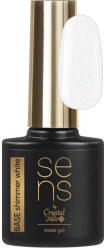 Sens by Crystal Nails SENS BASE gel - SHIMMER WHITE 10ml