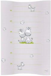  Ceba Baby Pelenkázó alátét, 2oldalú, puha, COSY (50x70), zebra, szürke
