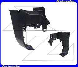 PEUGEOT RIFTER 2018.06-2024.02 Hátsó lökhárító bal "2 hátsó ajtós" rövid kivitelhez, fekete BR-18363