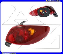 PEUGEOT 206 2003.06-2007.07 Hátsó lámpa jobb "3/5 ajtós" (foglalat nélkül) DEPO P5723883E