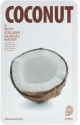 The Iceland Mască din țesătură cu efect iluminant pentru față Cocos - The Iceland Coconut Mask 20 g