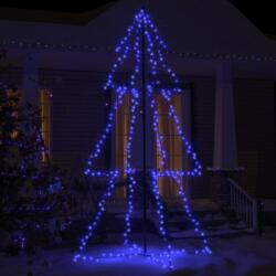 vidaXL Brad Crăciun conic, 300 LED-uri, 120x220 cm, interior&exterior (328589)