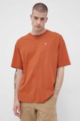 Champion tricou din bumbac 216548 culoarea portocaliu, cu imprimeu 216548-MS053 9BY8-TSM1A2_28X