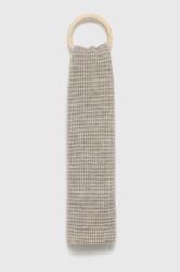 Sisley Eșarfă din amestec de lână culoarea gri, material neted 9BY8-SAM06J_09X