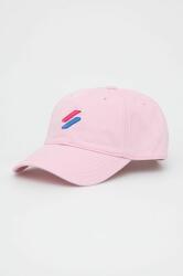 Superdry șapcă din bumbac culoarea roz, cu imprimeu 9BY8-CAM0KO_30X