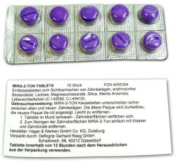  Hager Mira-2-Ton plakkfestő tabletta 10db (HAG605765)