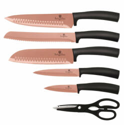 Berlinger Haus Set cutite otel inoxidabil (7 piese) cu acoperire titaniu Rose Gold Collection Berlinger Haus BH 2401 (BH/2401)