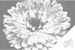  PontPöttyöző - Tavaszi virág Méret: 40x60cm, Keretezés: Keret nélkül (csak a vászon), Szín: Zöld