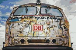  Festés számok szerint - A Deutsche Bahn vonata Méret: 40x60cm, Keretezés: Keret nélkül (csak a vászon)