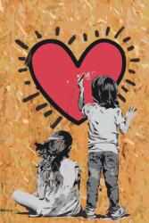  Festés számok szerint - Gyermeki szeretet Méret: 40x60cm, Keretezés: Keret nélkül (csak a vászon)