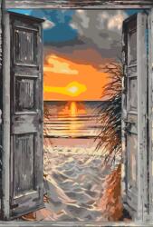  Festés számok szerint - Paradicsom kapuja Méret: 40x60cm, Keretezés: Keret nélkül (csak a vászon)