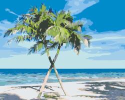  Festés számok szerint - Karib-szigetek Méret: 40x50cm, Keretezés: Keret nélkül (csak a vászon)