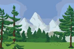  Festés számok szerint - Kirándulás az erdőbe Méret: 40x60cm, Keretezés: Keret nélkül (csak a vászon)